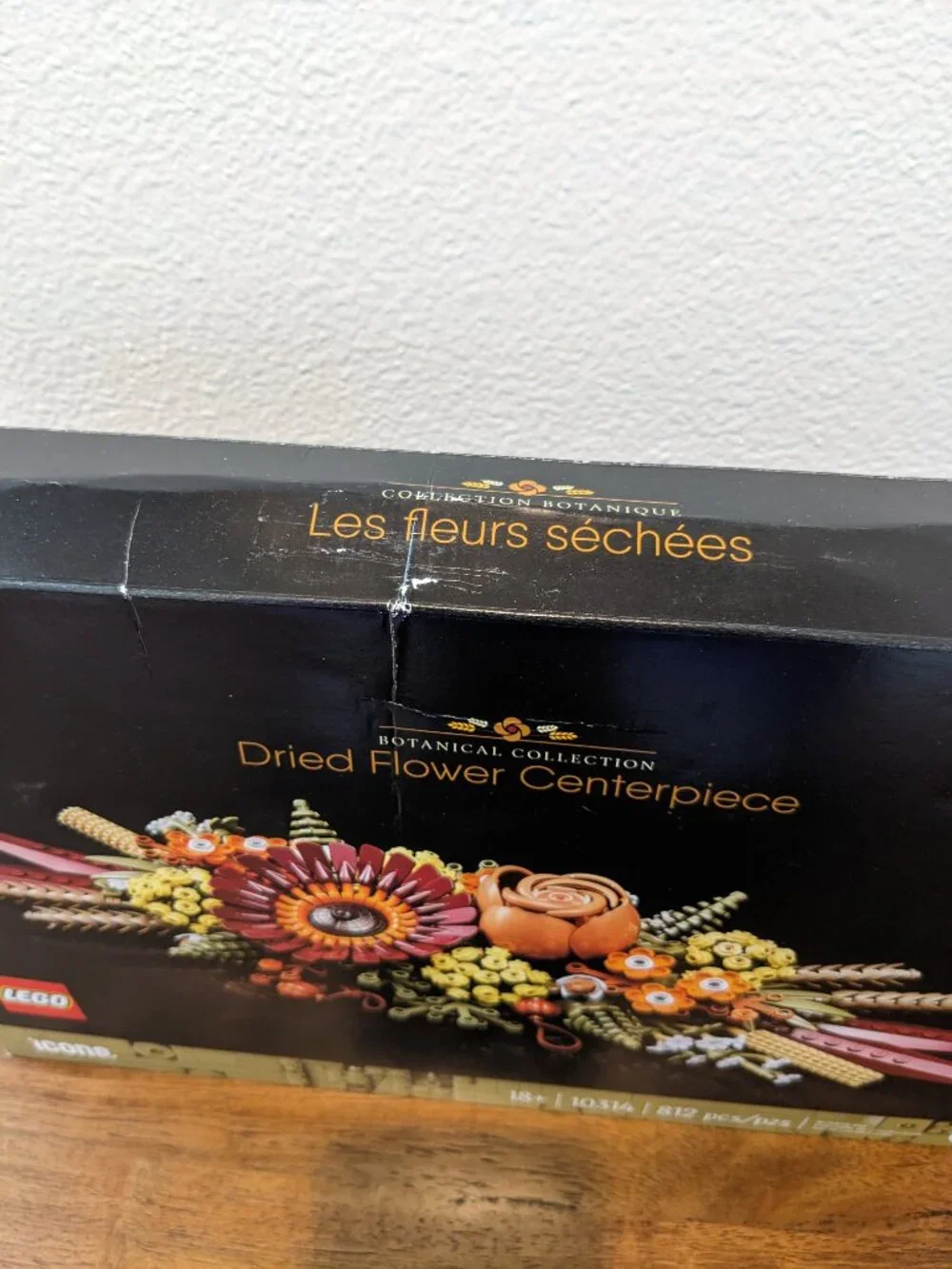 LEGO Botanicals Set #10314 Dried Flower Centerpiece - New in Opened/Damaged Box